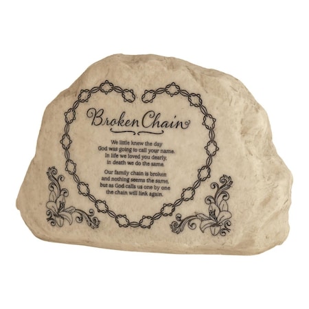 Dicksons 6 in Garden Rock Broken Chain Resin ROCKR4